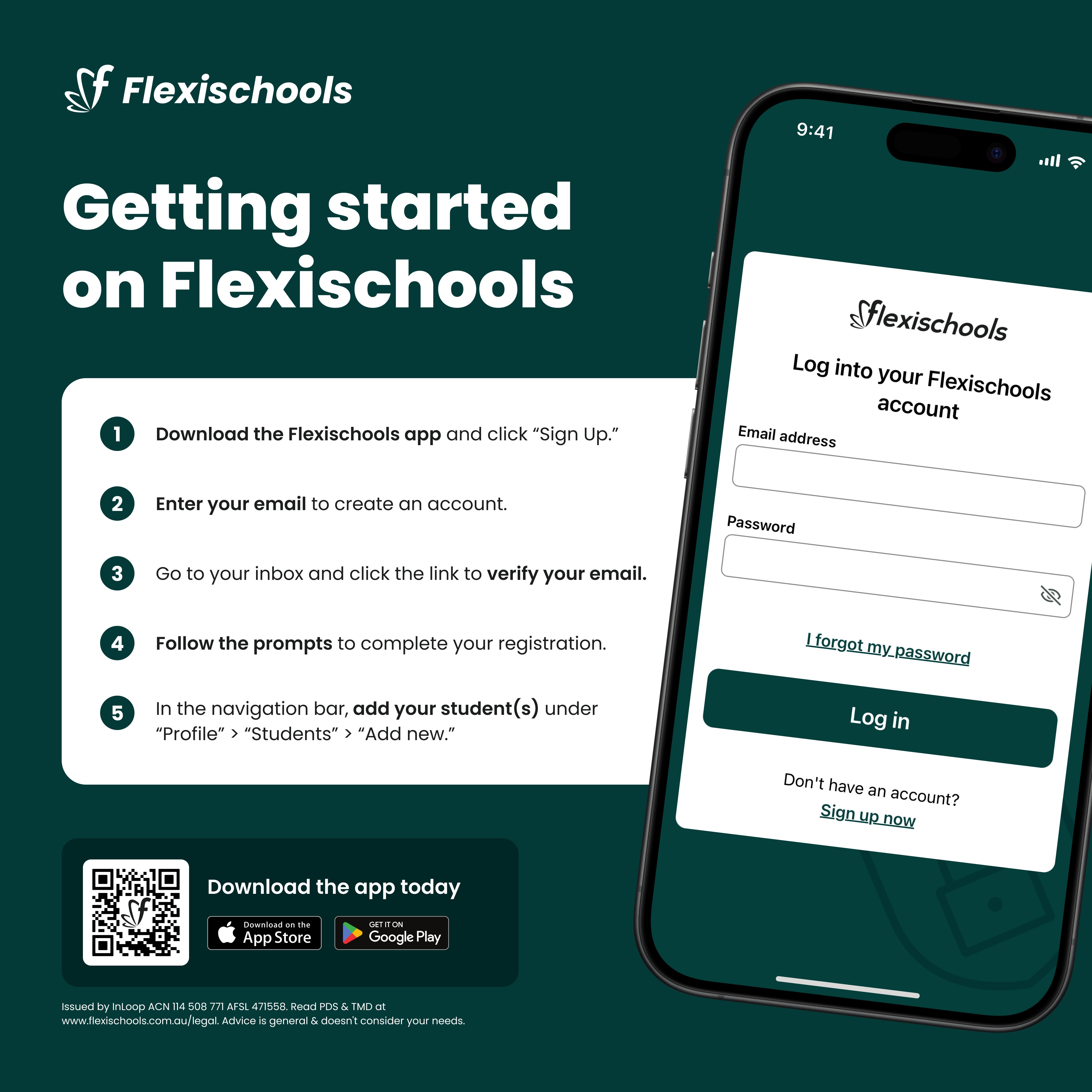 Flexischools - getting started